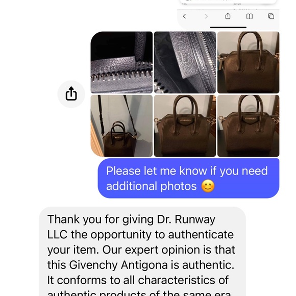 Mini antigona in black grained leather - Picture 6 of 7